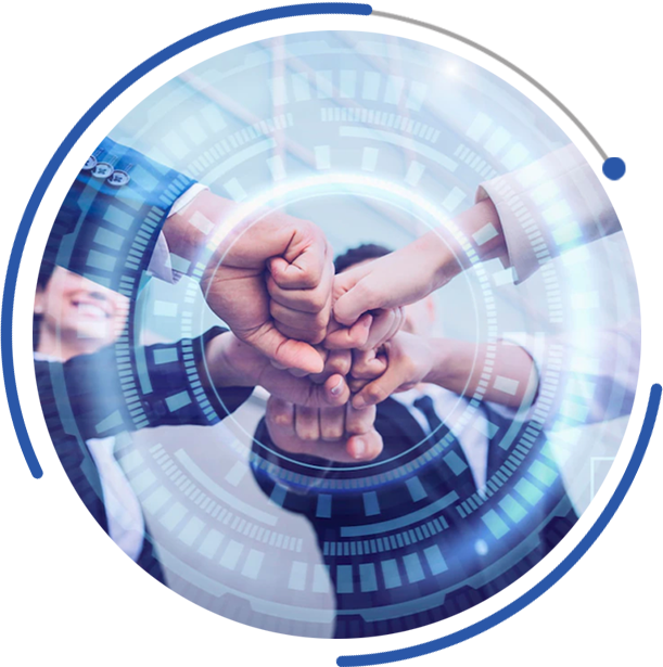 Digital connectivity illustration